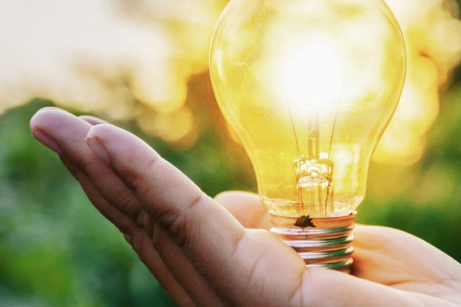Decorative: incandescent light bulb